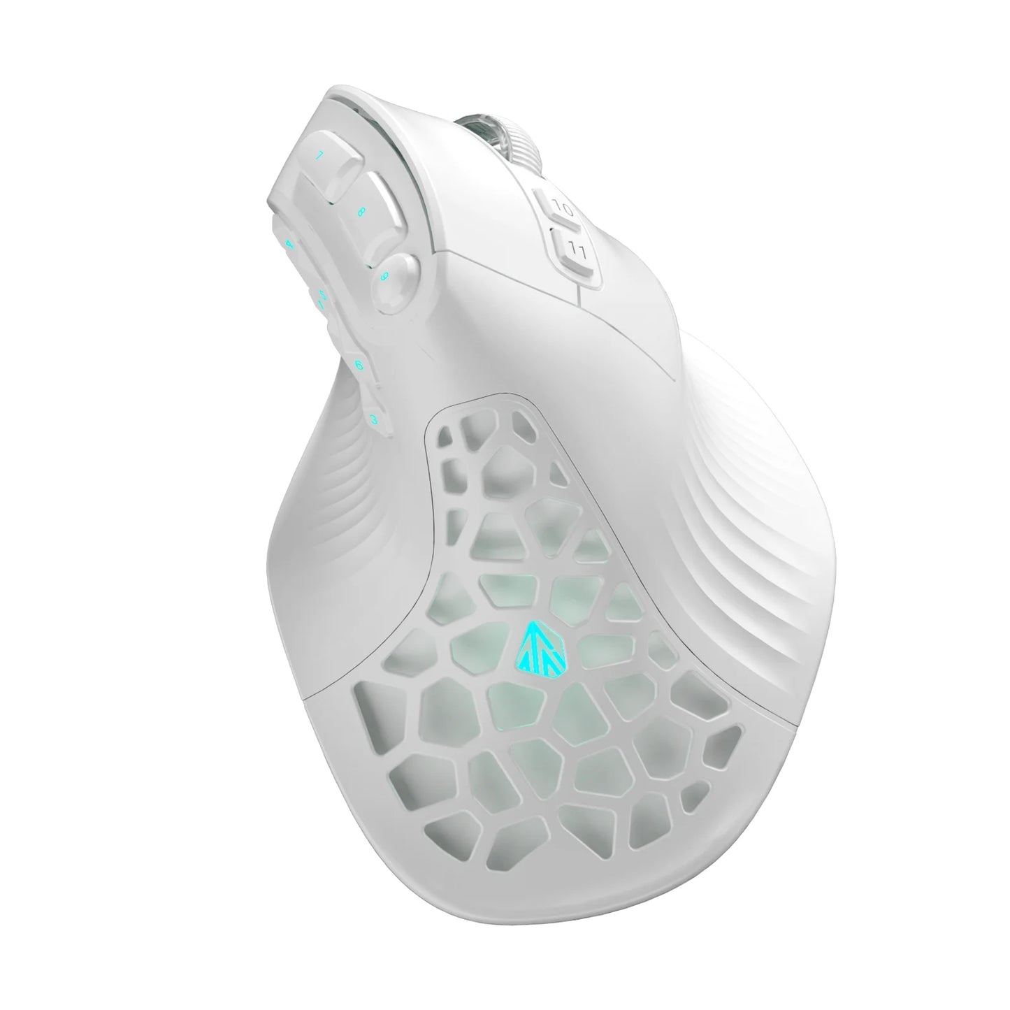 SOLAKAKA E9 Pro MMO Vertical Mouse PAW3395 Sensor 1000mAh Battery 45° Vertical Grip Ergonomic Mouse 8K Gaming Mouse