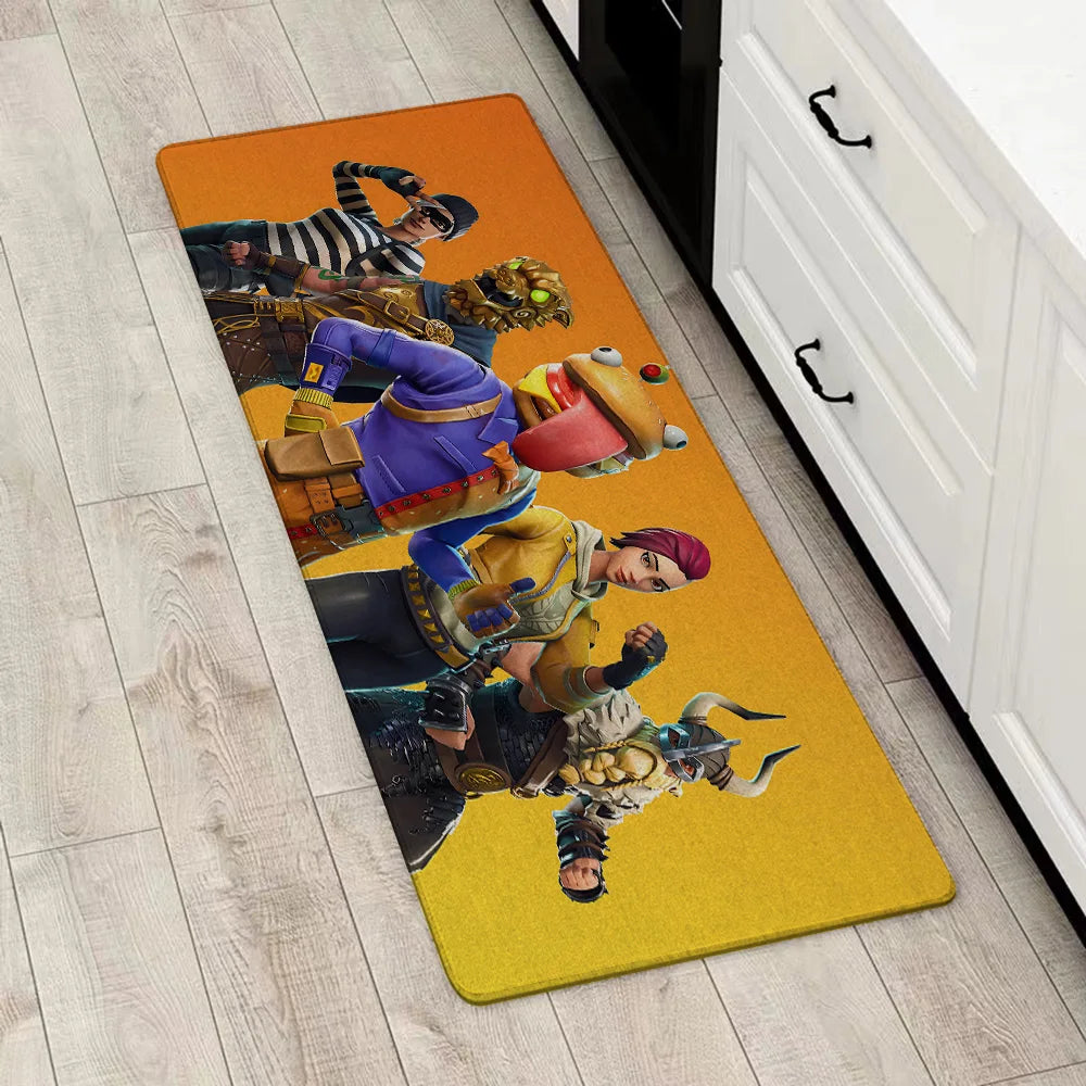 Entrance Front Door Doormat For Fortnites game Non-slip Kitchen Rug Living Room Rugs Balcony Bathroom Foot Mat Floor Mats Carpet