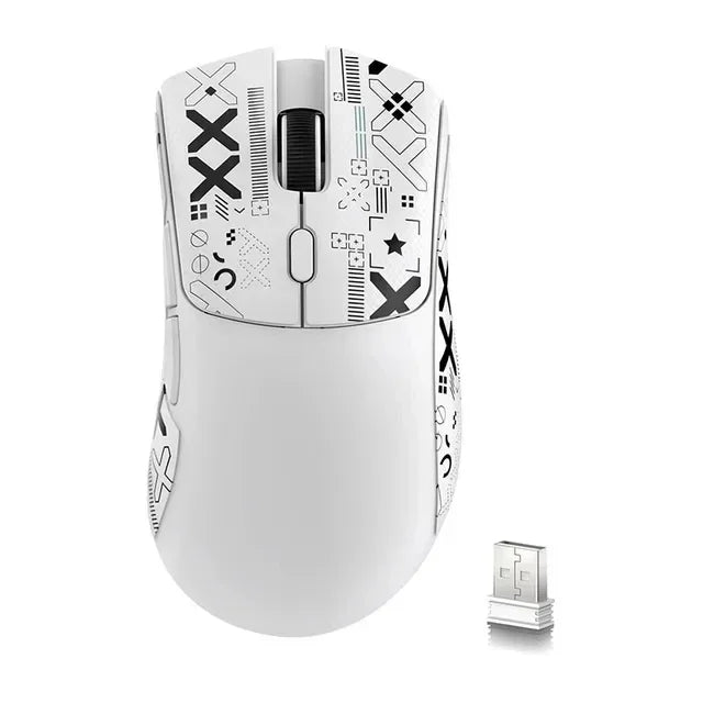 ATTACK SHARK R1 2.4G USB Wireless Bluetooth Gaming Mouse 18K DPI PAW3311 Tri-Mode Connectivity 59g Lightweight For PC Laptop Mac