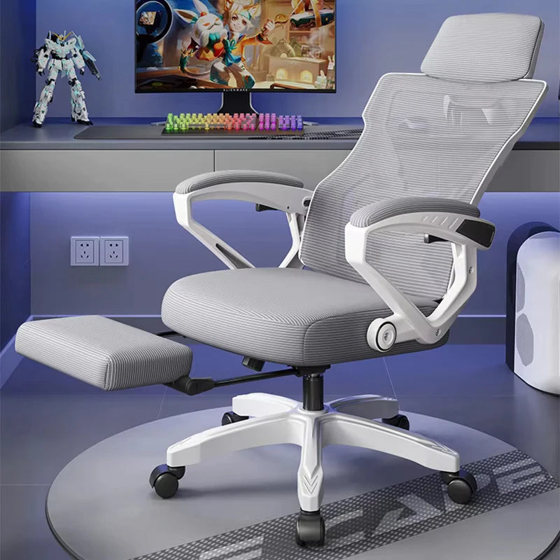 UVR Ergonomic Office Chair High Backrest Adjustable Lift Seat, Comfortable Computer Chair with Armrests, Swivel Executive Desk Chair for Home & Office