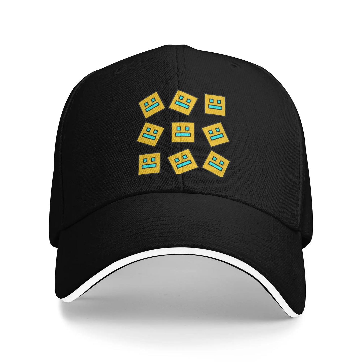 Geometry Cube Gaming Dash Baseball Cap Hip Hop Sandwich Hats Unisex Adjustable Dad Hat Sport