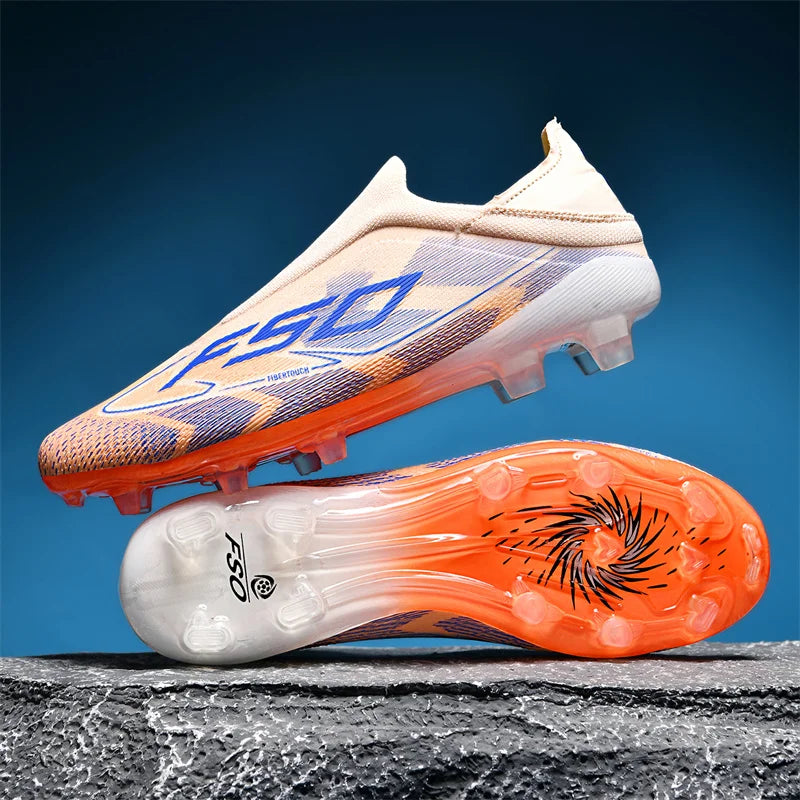 New Men's Soccer Shoes Match Indoor Hot-Selling Outdoor Football Boots Grass Cleats High-Top Futsal Sneakers Non-Slip High-Quality