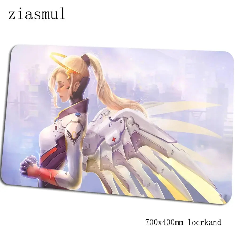Overwatch mouse pad Gorgeous Computer Mat 70x40cm gaming mousepad large XL mouse pad keyboard games PC gamer desk