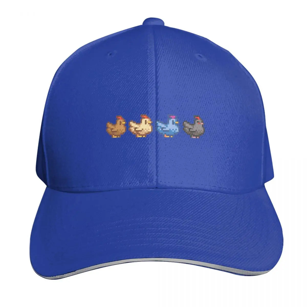 4 Chickens Stardew Valley Baseball Cap Fashion Beach Hat men Hood foam party Hat Hats For Men Women's
