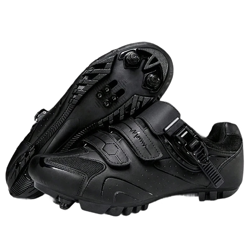 Neutral MTB Cycling Shoes, Compatible With Pelaton Road Cycling Shoes, Men's Cycling Sports Shoes, Reflective Strip Design