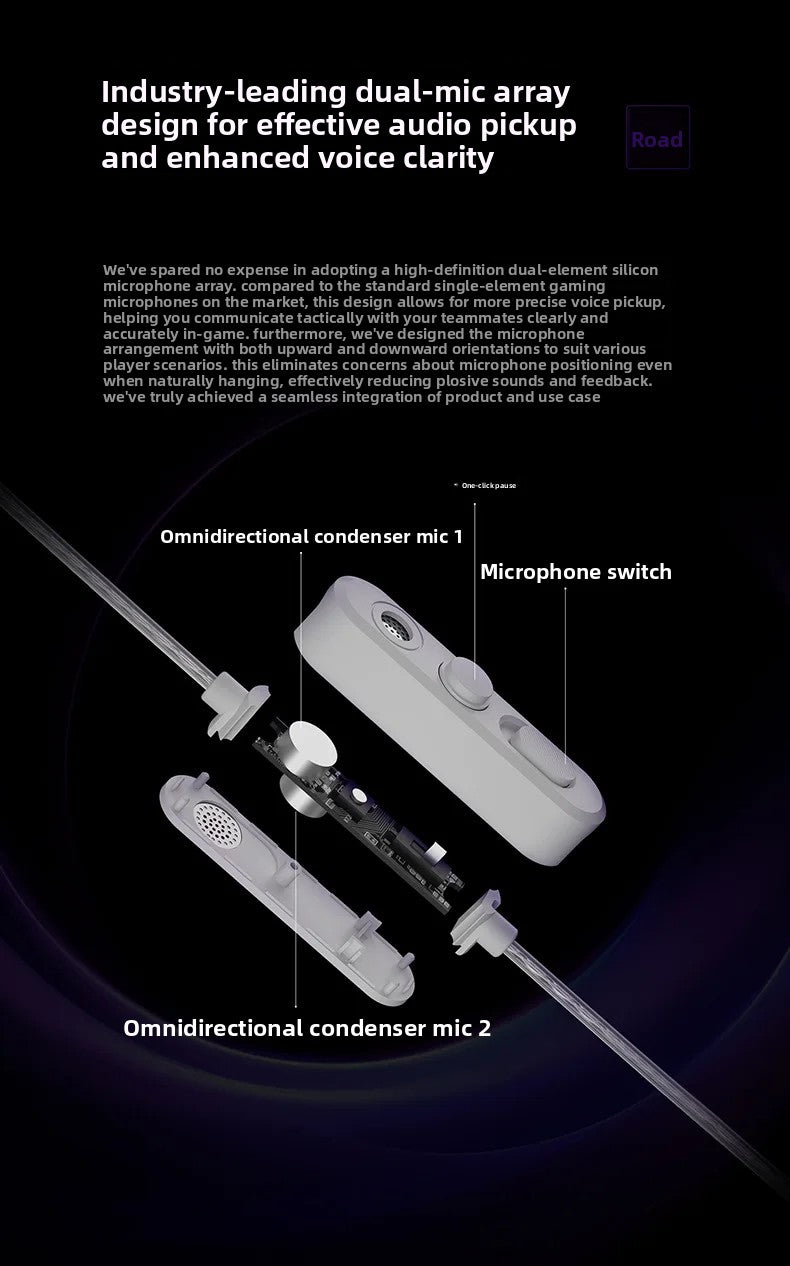 KZ Phantom HiFi Gaming Earphones – Professional Wired In-Ear Gaming Headphones with Custom Tuning Switch, DSP Sound Card, High-Fidelity Audio & Competitive Gaming Sound