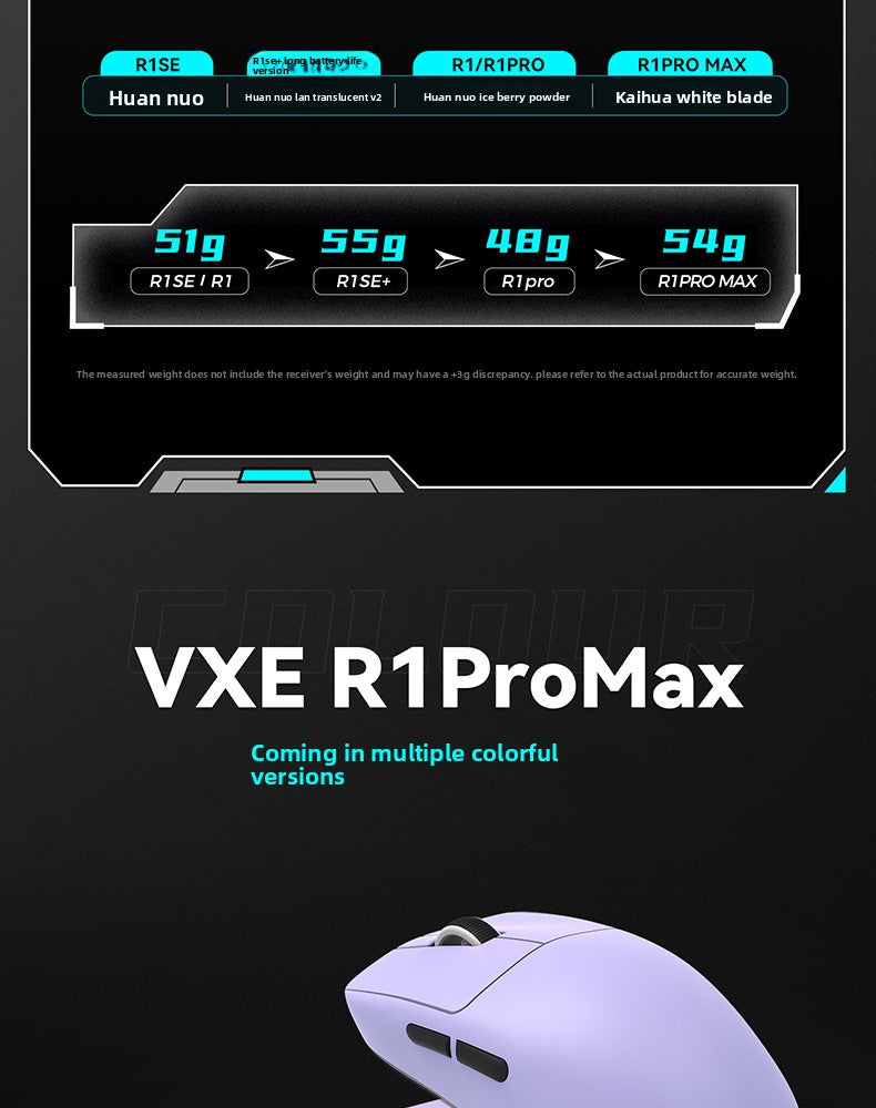 VXE Dragonfly R1 Wireless Lightweight Ergonomic Mouse PAW3395 Sensor Three-mode Gaming Mouse Low Latency PC Player Office Gift