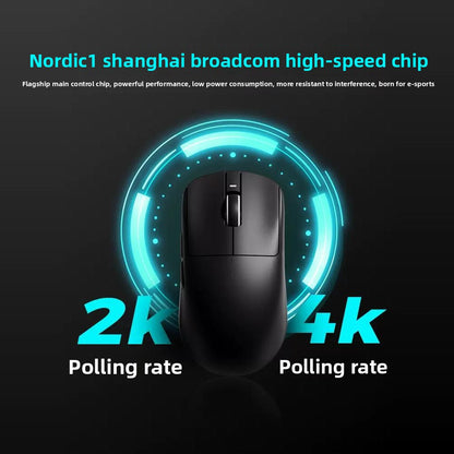 VXE Dragonfly R1 Wireless Lightweight Ergonomic Mouse PAW3395 Sensor Three-mode Gaming Mouse Low Latency PC Player Office Gift
