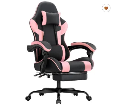 Gaming Chair Ergonomic Gaming Chair with Lumbar Support, Breathable PU Leather Office Chair, Comfortable Computer Chair, Load Capacity 2