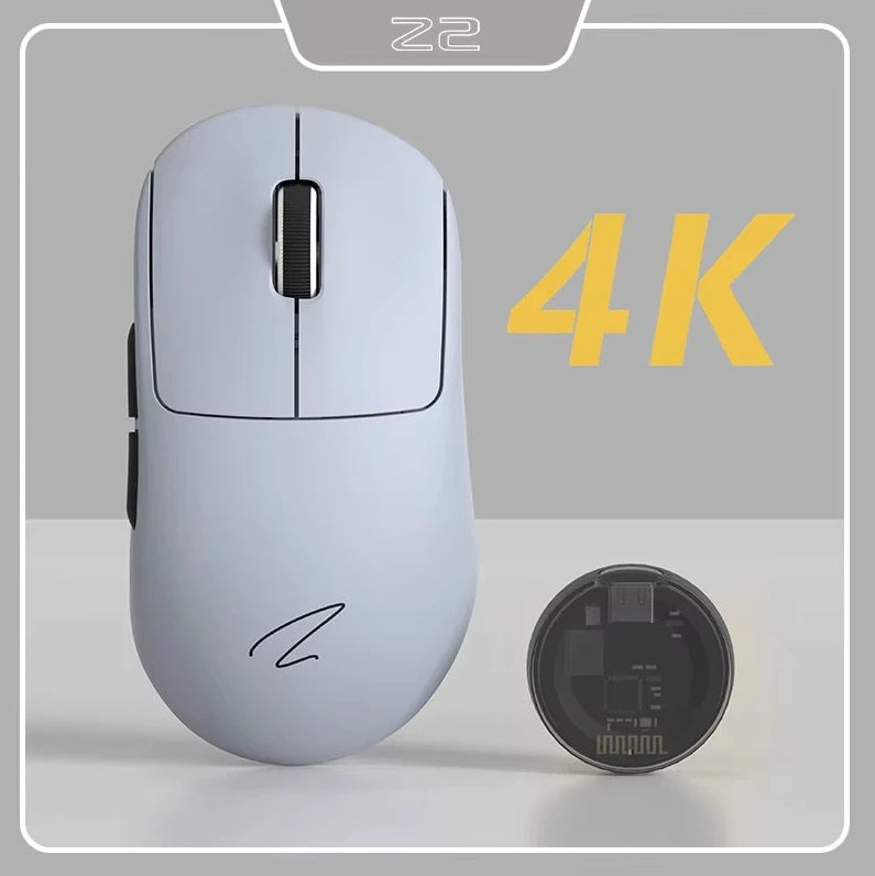 Zaopin Z2 Wireless Three-Mode PAW3395 26000DPI Gaming Mouse Hot Swap Microswitch Base E-Sports Ergonomic 56g Lightweight PC Mice