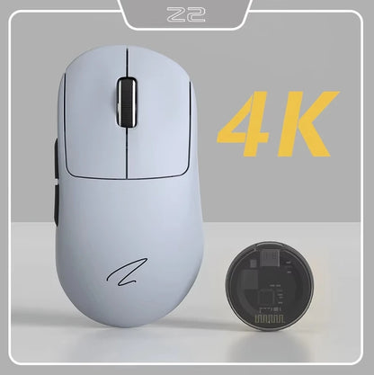 Zaopin Z2 Wireless Three-Mode PAW3395 26000DPI Gaming Mouse Hot Swap Microswitch Base E-Sports Ergonomic 56g Lightweight PC Mice