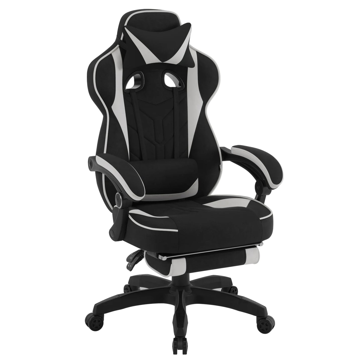 WOLTU Executive Office Chair Breathable Gaming Chair Ergonomic Gamer Computer Chair with Lumbar Cushion Headrest Footrest