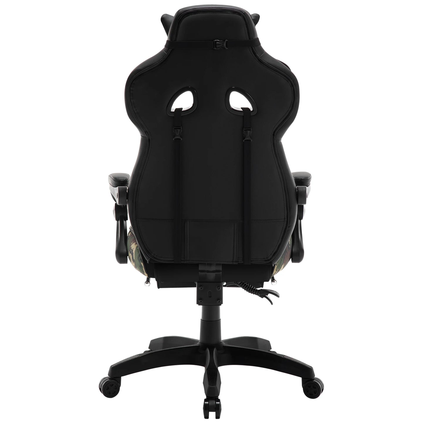 WOLTU Swivel Gaming Racing Chair Desk Office Computer Chair Sports Seat with Headrest Lumbar Cushion Footrest Gamer Chair
