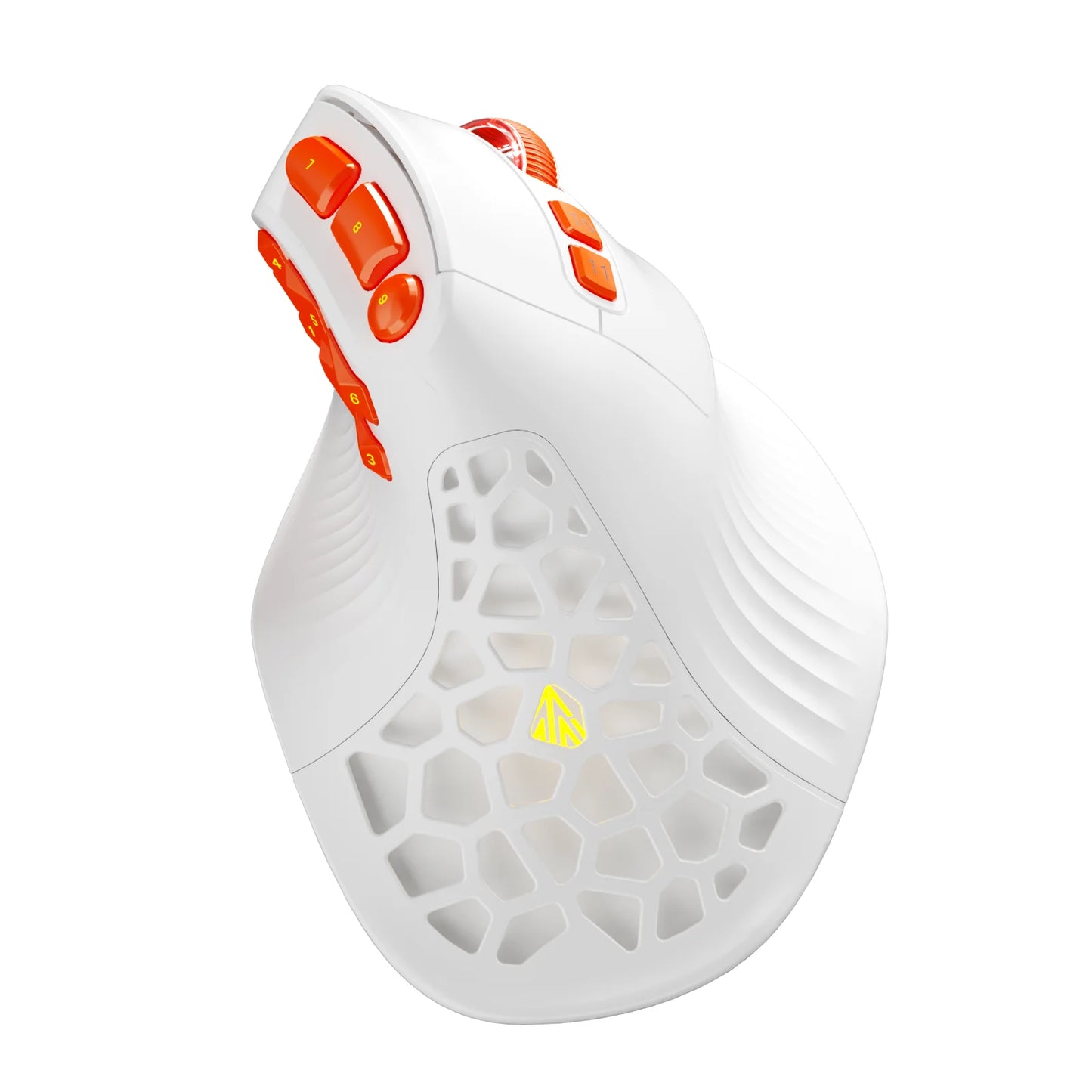 SOLAKAKA E9 Pro MMO Vertical Mouse PAW3395 Sensor 1000mAh Battery 45° Vertical Grip Ergonomic Mouse 8K Gaming Mouse