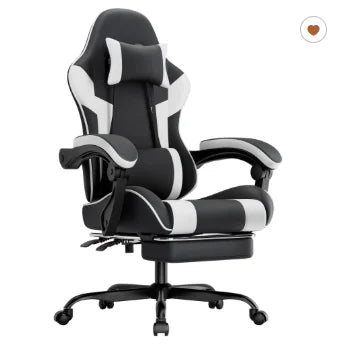 Gaming Chair Ergonomic Gaming Chair with Lumbar Support, Breathable PU Leather Office Chair, Comfortable Computer Chair, Load Capacity 2