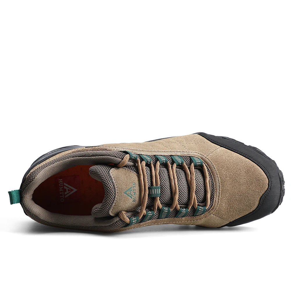 HUMTTO Outdoor Hiking Trekking Mountain Sports Shoes for Men Camping Hunting Walking Breathable Cushioning Man Nonslip Sneakers