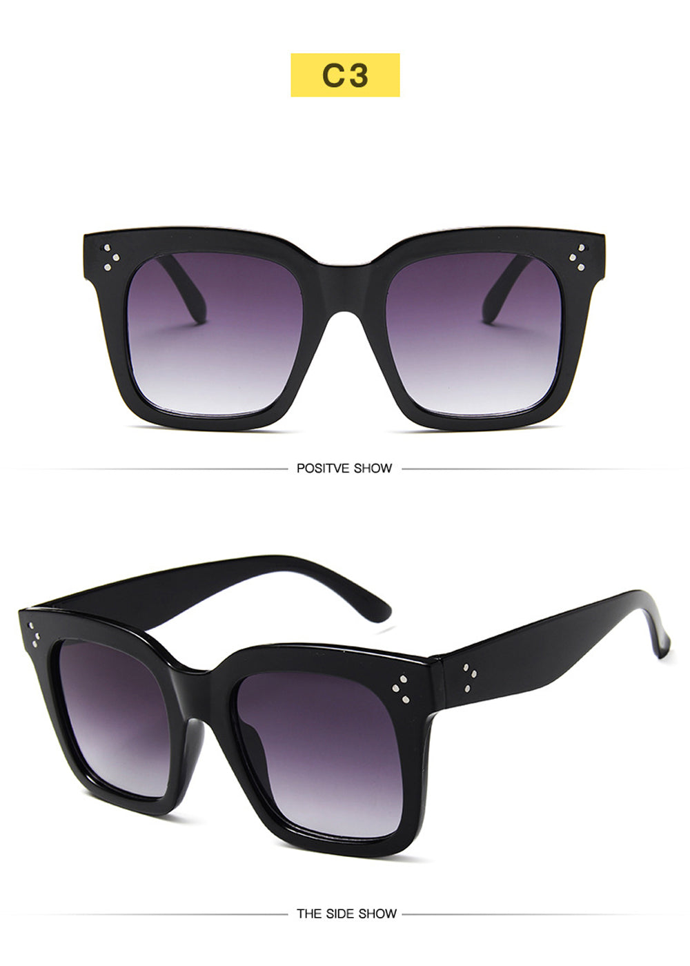 2026 Sunglasses Lady Flat Top Eyewear Lunette Femme Women Luxury Brand Sunglasses Women Rivet Sun Glasse UV400