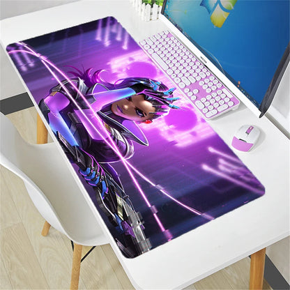 Veľká podložka pod myš Overwatch DIY Kawaii XXL na PC počítačový stôl, herná kancelárska podložka pod klávesnicu, príslušenstvo pre gamerov