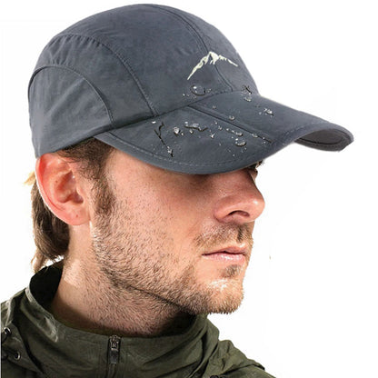 Καπέλο μπέιζμπολ για ανοιξιάτικα και καλοκαιρινά υπαίθρια αθλήματα, καπέλο γρήγορου στεγνώματος, καπέλο Unisex, αδιάβροχο, αναπνεύσιμο, πτυσσόμενο καπέλο ποδηλασίας, προστασία από τον ήλιο