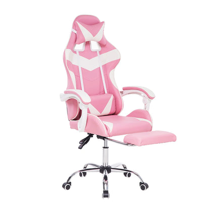 Chaise de bureau en cuir Joylive, chaise de jeu WCG, chaise ergonomique pour ordinateur, pivotante, inclinable, pour salle de jeu