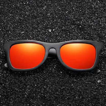 GM Handmade Brand Wooden Polarized Sunglasses Women Men Design Driving Wooden Mirrored Shades in Round carton Box S1610B
