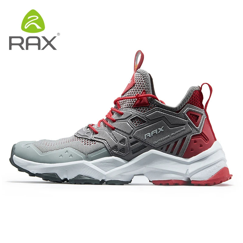 RAX chaussures de course hommes et femmes chaussures de Sport en plein Air respirant léger baskets Air Mesh supérieur anti-dérapant semelle extérieure en caoutchouc naturel