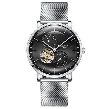 Carnival mechanisch herenhorloge – Luxe automatisch polshorloge met saffierglas