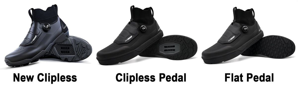 Avitus Zapatillas MTB-skor för alla mountainbike-plattpedaler eller SPD-klämmor – Arcas cykelskor
