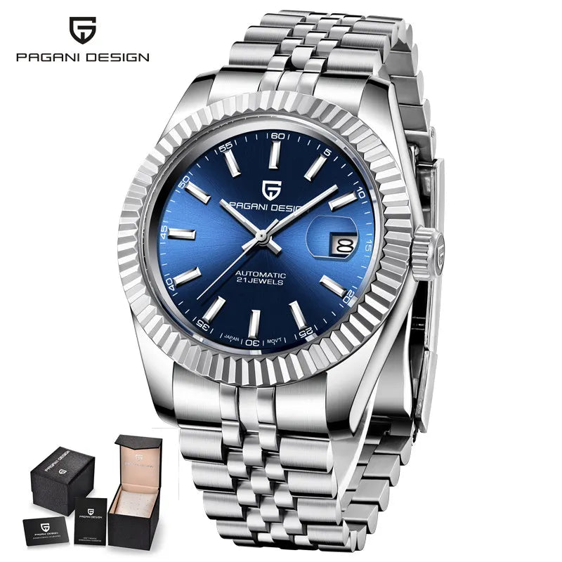 2025 New PAGANI DESIGN Date Men's Mechanical Watches Top Brand Luxury Automatic Wrist Watch Men NH35A Movement 100M Waterproof