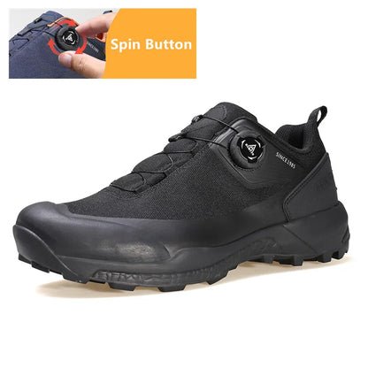 HUMTTO wasserdichte Wanderschuhe, Berg-Trekkingstiefel, schwarze Camping-Sneaker für Herren, Sicherheits-Kletterschuhe, sportliche taktische Herrenschuhe