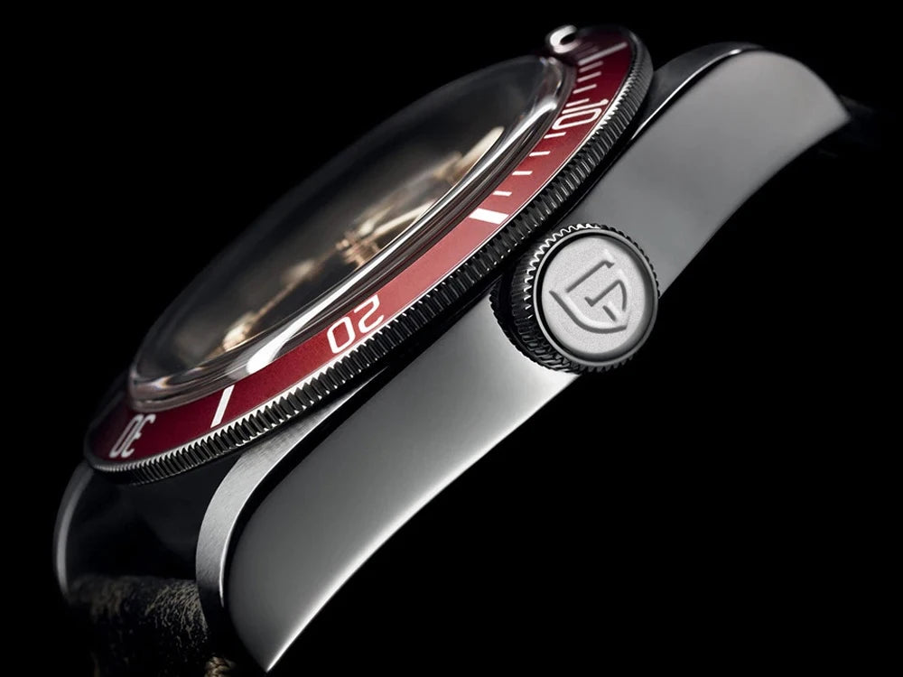 PAGANI DESIGN BB58 Luxe automatisch mechanisch herenhorloge met saffierglas, Japans uurwerk, 316L volledig roestvrij staal, waterdicht herenhorloge