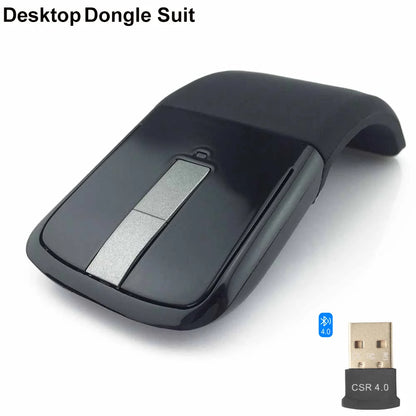 Bluetooth Wireless Arc Touch Mouse For Microsoft PC Laptop 1200DPI Optical Folding Mouse Slim Notebook Gaming Computer Mice