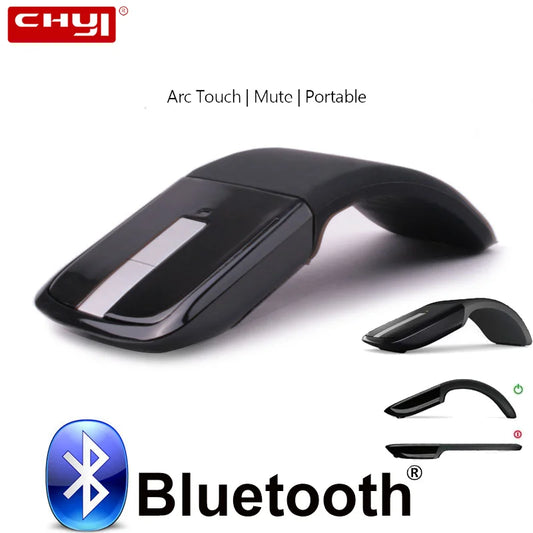 Bluetooth Wireless Arc Touch Mouse For Microsoft PC Laptop 1200DPI Optical Folding Mouse Slim Notebook Gaming Computer Mice