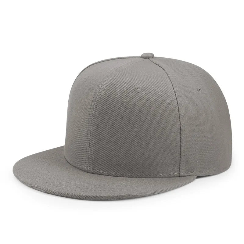 Adult Back Closed Baseball Cap for Small Head Lady Man Blank Hiphop Snapback Hat Man Plus Size Fitted Flat Peak Caps 55cm to 64c