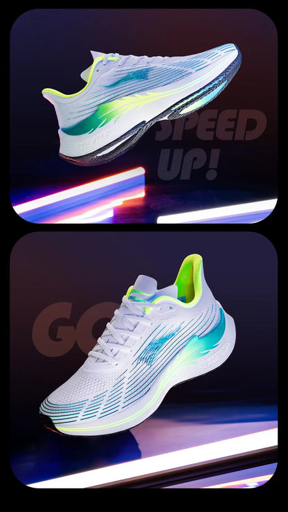 Onemix New Men Marathon Running Shoes for Women Breathable Lightweight Sneakers Lace Up Athletic Shoes Comfortable Light Soft