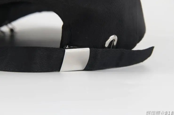 Fashion hip hop cotton baseball cap Creative Piercing Ring Caps Punk Adult Casual Solid Adjustable Unisex hat Snapback hats