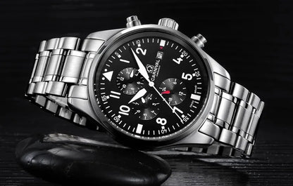 CARNIVAL High Quality Sport Watch 100m Waterproof Swimming Automatic Watch Men 24 Hours Calendar HD Luminous Mechanical Watches