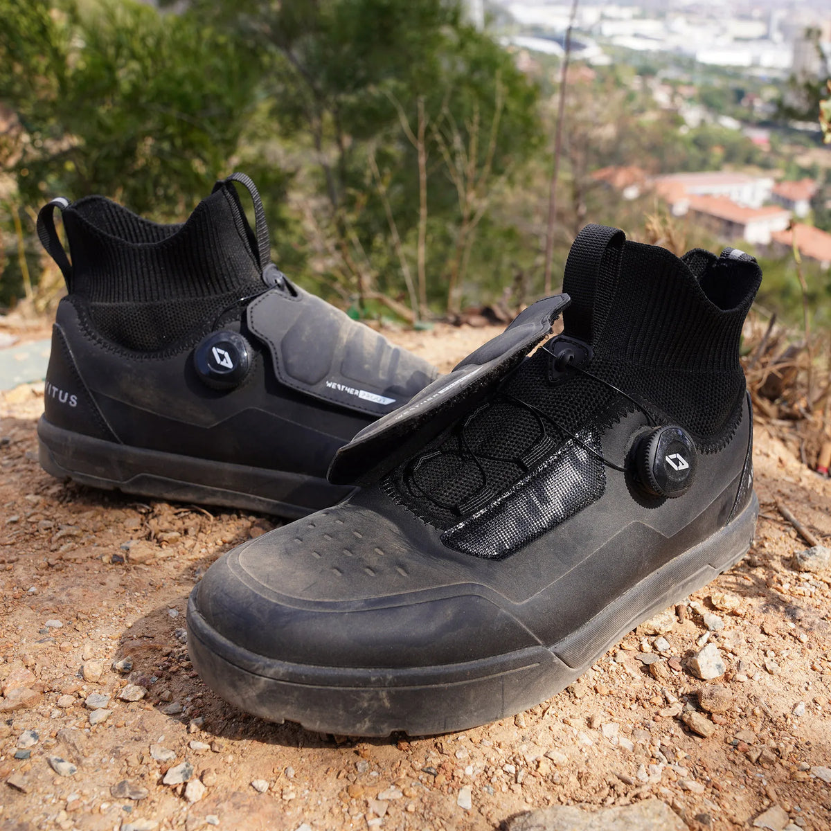 Avitus Zapatillas MTB-skor för alla mountainbike-plattpedaler eller SPD-klämmor – Arcas cykelskor