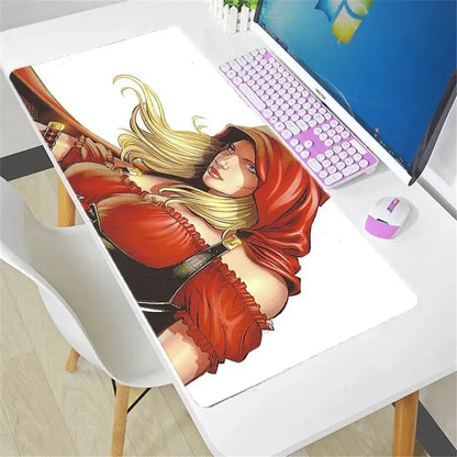 Veľká podložka pod myš Overwatch DIY Kawaii XXL na PC počítačový stôl, herná kancelárska podložka pod klávesnicu, príslušenstvo pre gamerov