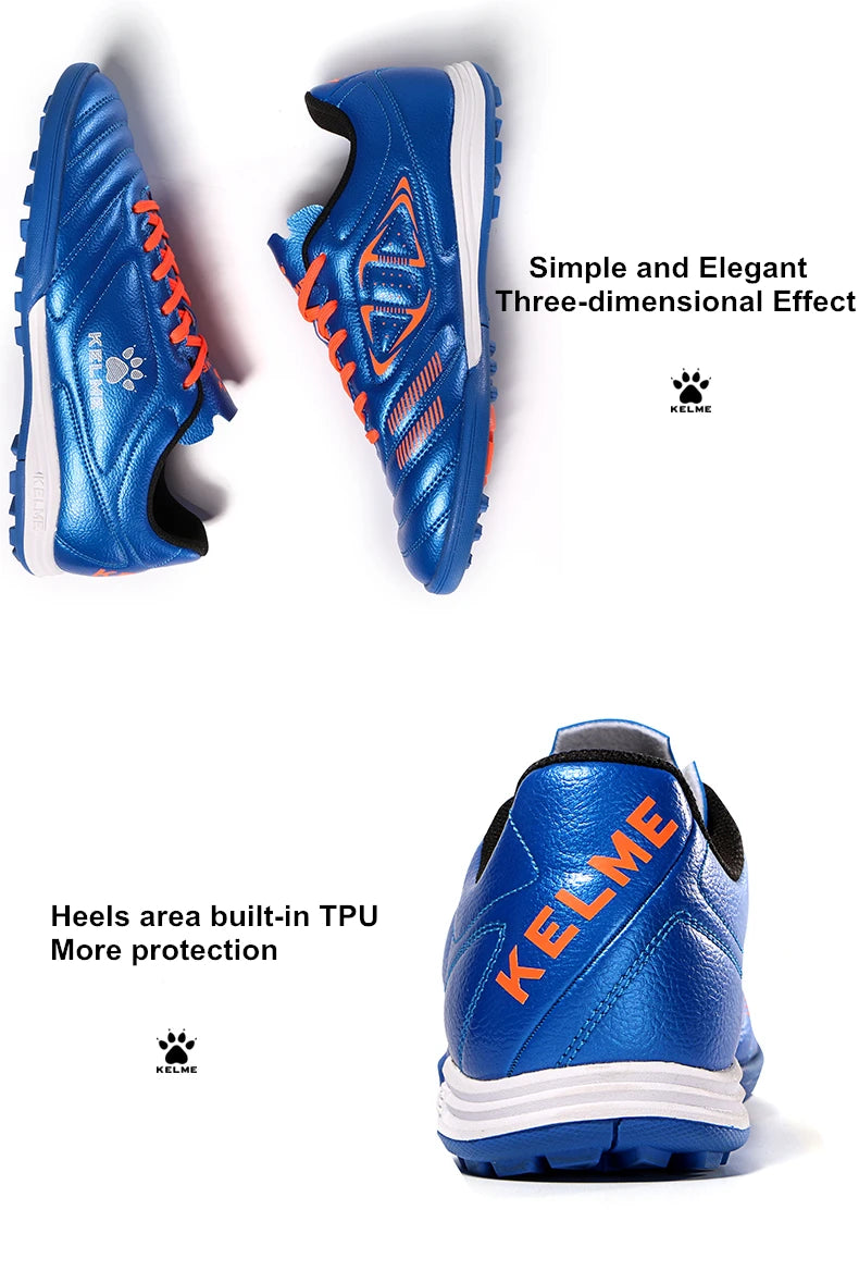KELME Men Training TF Soccer Shoes Artificial Grass Anti-Slippery Youth Football Shoes AG Sports Training Shoes   871701