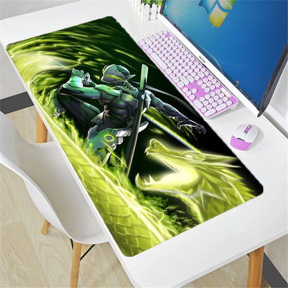 Veľká podložka pod myš Overwatch DIY Kawaii XXL na PC počítačový stôl, herná kancelárska podložka pod klávesnicu, príslušenstvo pre gamerov