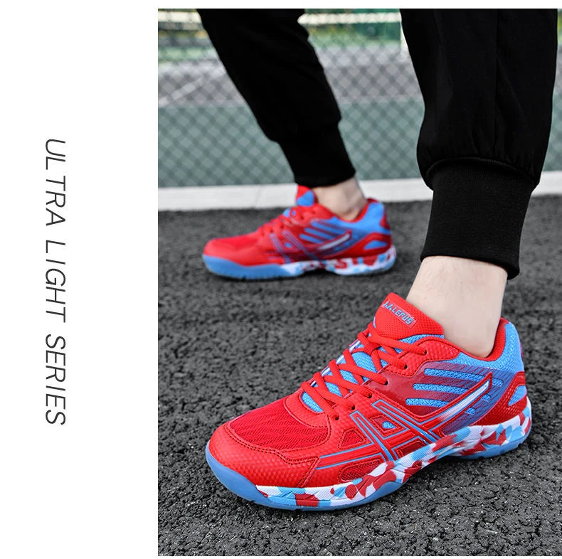 2022 new women's sneakers, men's badminton shoes, light black breathable female outdoor sports training shoes, women's athletics sports green