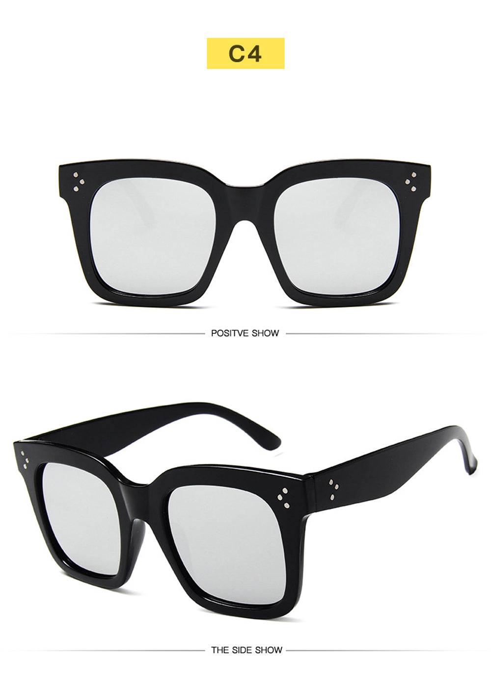 2026 Sunglasses Lady Flat Top Eyewear Lunette Femme Women Luxury Brand Sunglasses Women Rivet Sun Glasse UV400