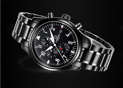 CARNIVAL High Quality Sport Watch 100m Waterproof Swimming Automatic Watch Men 24 Hours Calendar HD Luminous Mechanical Watches