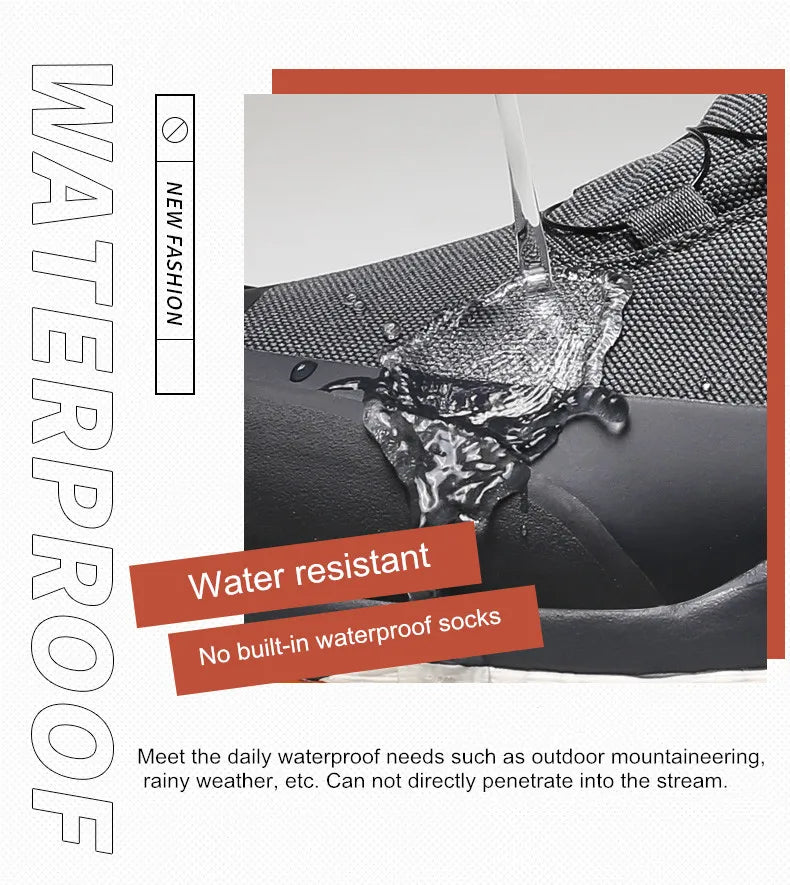 HUMTTO wasserdichte Wanderschuhe, Berg-Trekkingstiefel, schwarze Camping-Sneaker für Herren, Sicherheits-Kletterschuhe, sportliche taktische Herrenschuhe