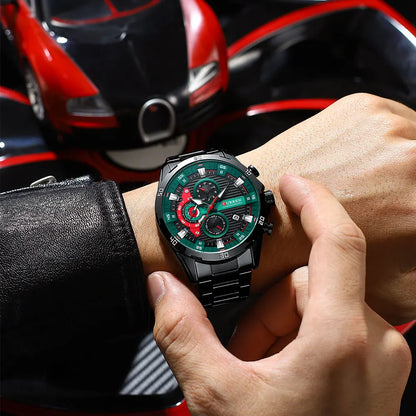 CURREN Men Watch Top Brand Luxury Sports Quartz Mens Watches Full Steel Waterproof Chronograph Wristwatch Men Relogio Masculino