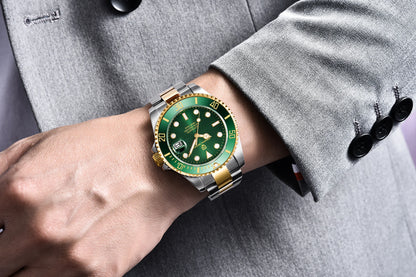 PAGANI DESIGN New Men Mechanical Wristwatch Luxury Ceramic Bezel Automatic Watch Sapphire Glass Watch for Men Relogio Masculino