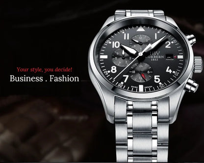CARNIVAL High Quality Sport Watch 100m Waterproof Swimming Automatic Watch Men 24 Hours Calendar HD Luminous Mechanical Watches