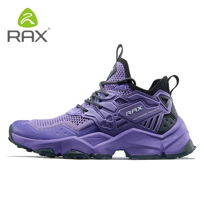 RAX chaussures de course hommes et femmes chaussures de Sport en plein Air respirant léger baskets Air Mesh supérieur anti-dérapant semelle extérieure en caoutchouc naturel