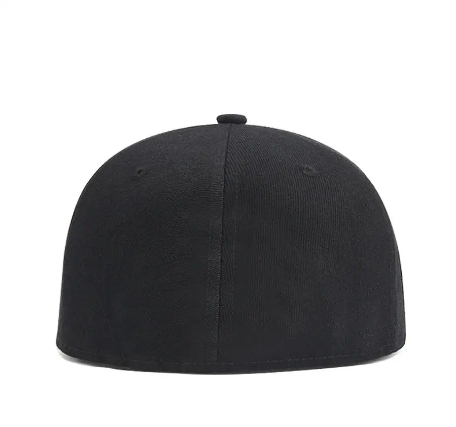 Adult Back Closed Baseball Cap for Small Head Lady Man Blank Hiphop Snapback Hat Man Plus Size Fitted Flat Peak Caps 55cm to 64c